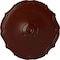 Ekena Millwork Pompeii Ceiling Medallion (Fits Canopies up to 2"), 18 7/8"OD x 1 1/2"P, Brushed Mahogany CM18POBMF - alternate 1
